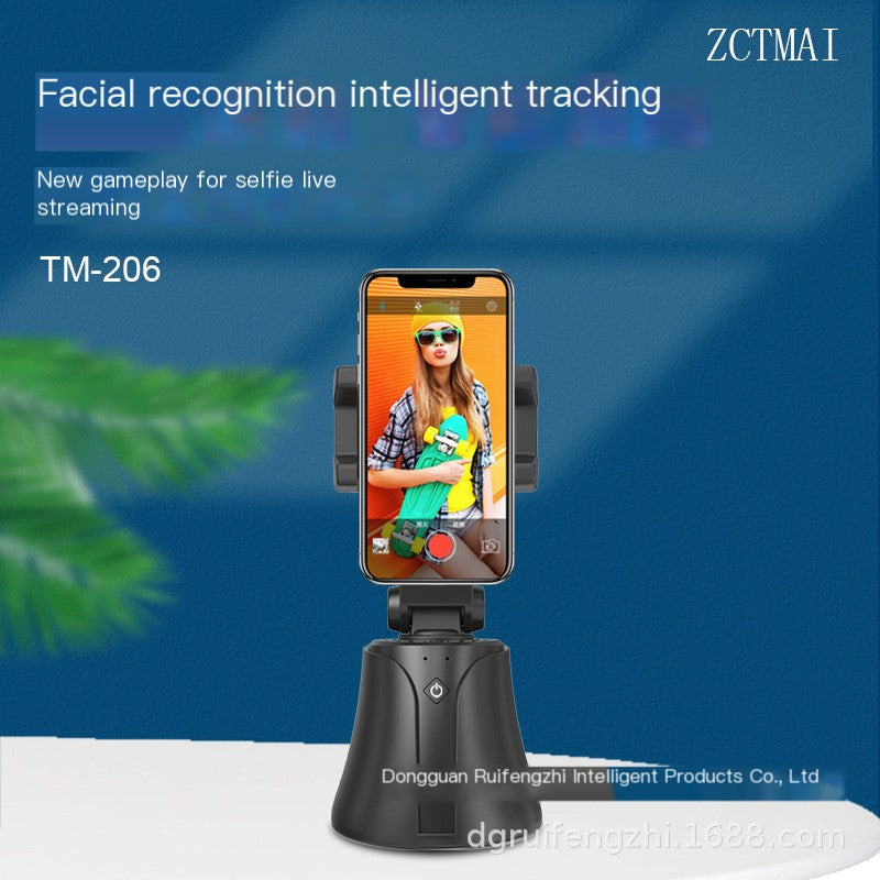 360° Automatic Rotating Smartphone Stand with Face Tracking